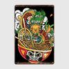 Japanese Ramen Dragon Metal Plaque Poster Wall Cave Party Retro Plaques Tin Sign Posters