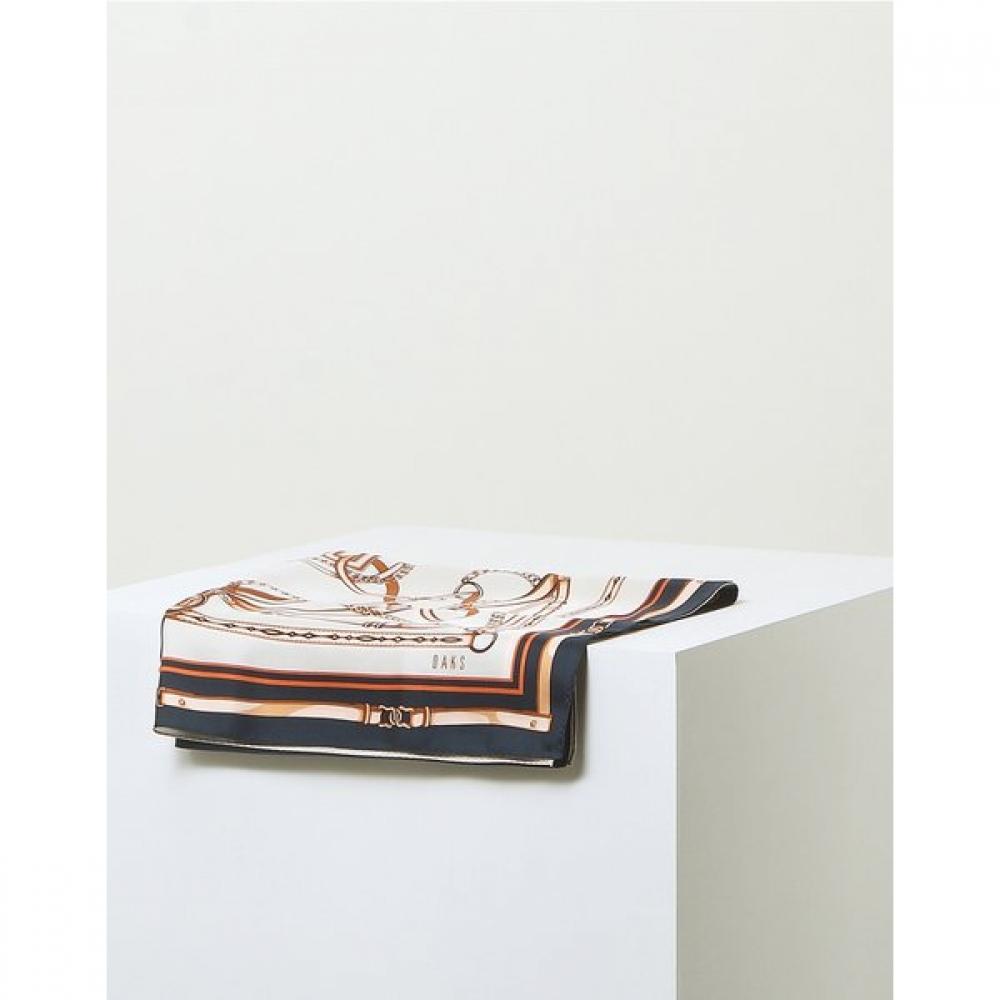 Daks Navy Dd Chain Scarf Ring Set Dcsc3e701