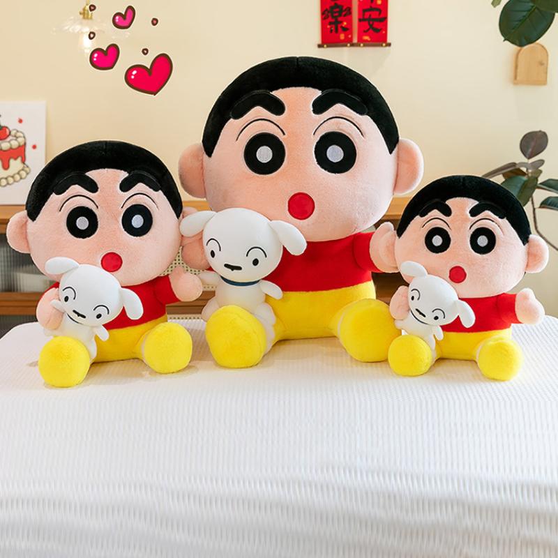 Crayon Shin Chan Plush Toy Anime Shiro Doll Stuffed Puppy Cartoon Decor Gift