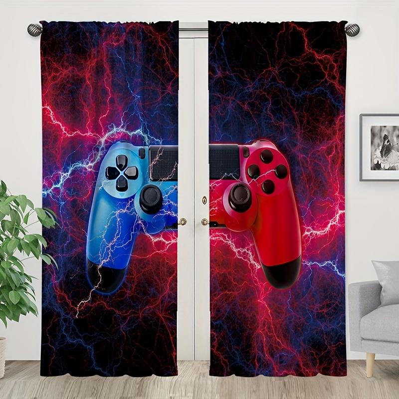 Kreslená Hra Hráč Gmaepad Ovladač Hráč Okenní Závěsy Pro Dětskou Ložnici Obývací Pokoj Koupelnu Kuchyň Dveře Hala Domácí Dekorace