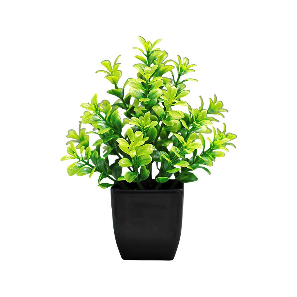 Simulation Green Plant Potted Ornaments Plant Combination Indoor Desktop Ornaments Simulation Artificial Flower Plant Bonsai