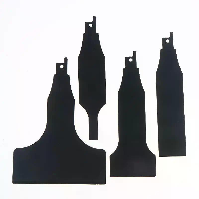 1/4Pcs Reciprocating Saw Scraper Blades, High Carbon Steel Tile Cleaning Tool For Removing Mortar And Adhesive From Ceramic Wall