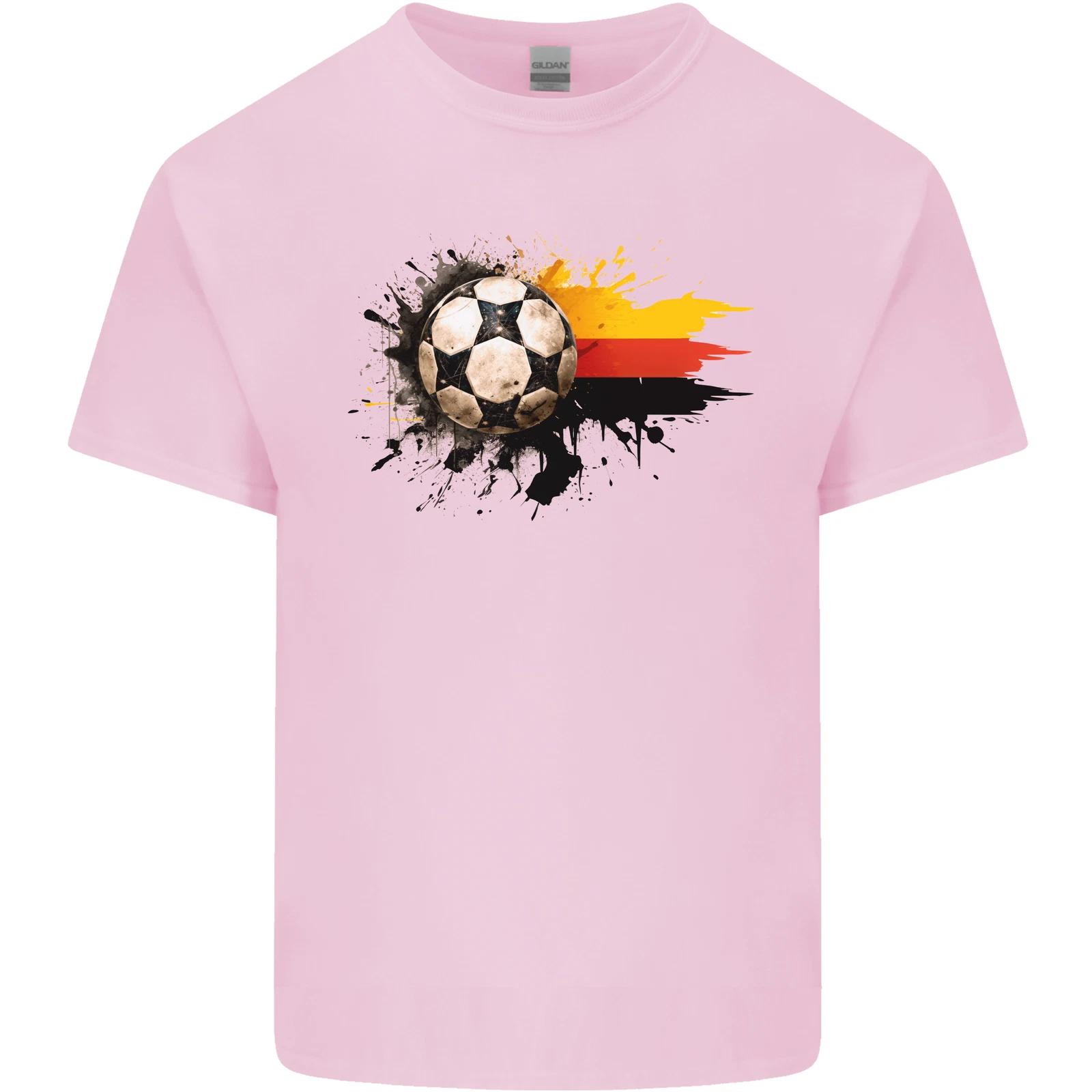 German Football Germany Soccer Ball Flag Kids T-Shirt Childrens S