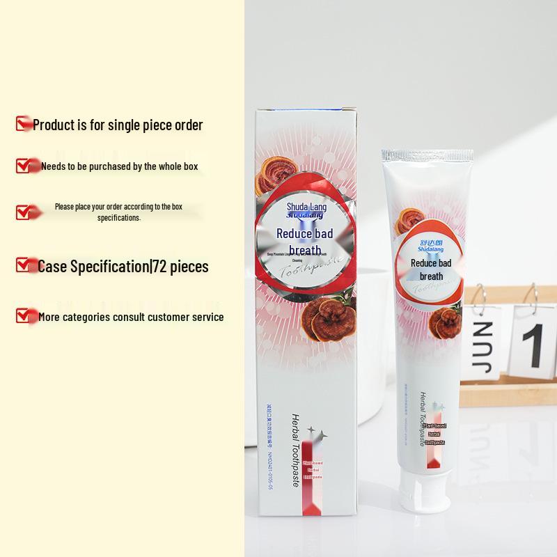 Dual-Action Whitening Toothpaste 180g - Fresh Breath, Anti-Tartar & Anti-Cavity Protection
