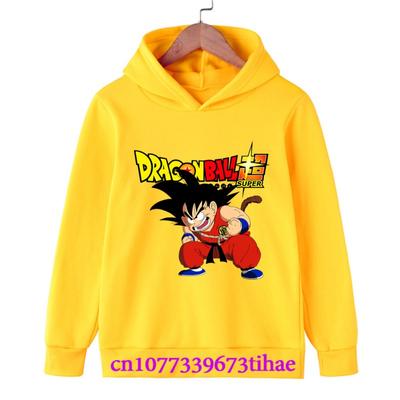 Dragon Ball Spring And Autumn Children Boys And Girls With Hoodies Sweaters Jackets Cartoons  Children's Clothes Baby Clothes