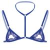 Lace Sexy Lingerie for Male Lace Half Cup Bra Underwired Open Nipple Push Up Cupless Exposed Breasts Underwired See