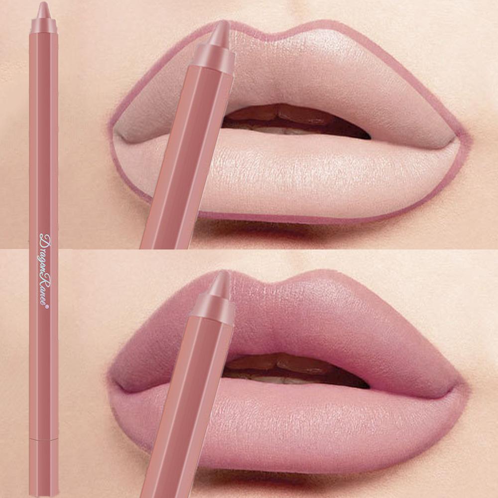 Mat Fluweel Lippenstift Potlood Langhoudend Gladde Lippen Opvullende Pen Lipcontour Make-up voor Vrouwen Mat Lipliner Lippenstift Potlood