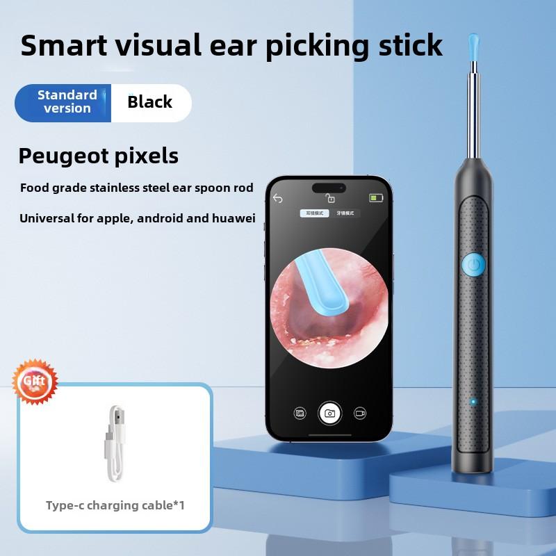 Smart Visual Ear Sticks Otoscope Endoscope Wax Removal Tool Earpick Mini Camera Health Care Ear Cleaner Ear Cleaner Wax Removal