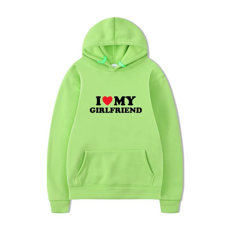 Mens Oversized Hooded Sweatshirt With Heart Print Casual Loose Fit Pullover Streetwear