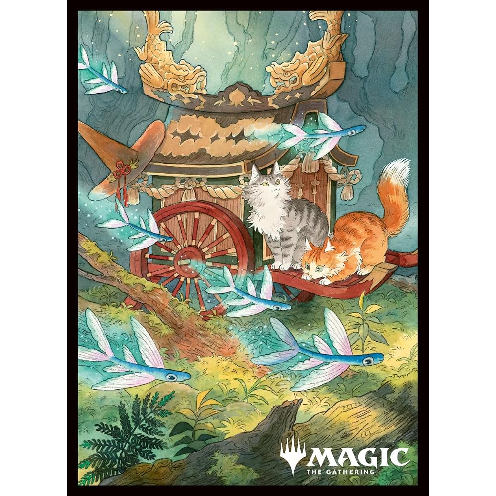 MAGIC: THE GATHERING PLAYERS CARD SLEEVE “ADVENTURES OF THE LITTLE Witch” “Esika s Chariot” MTGS-354