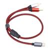 Gold Plating Type C Male To 2RCA  Male Audio Cable Male To Male Y Splitter Cable  Stereo System