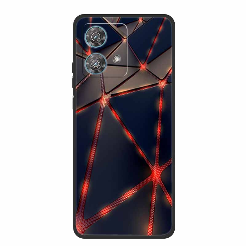 For Motorola Edge 40 Neo Case Animals TPU Soft Silicone Phone Cover for Moto Edge 40 Neo 5G Edge40 Neo Shockproof Wolf Fundas