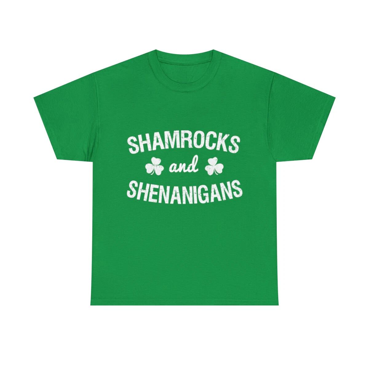 Shamrocks And Shenanigans St. Patrick s Day Graphic Tee Shirt M