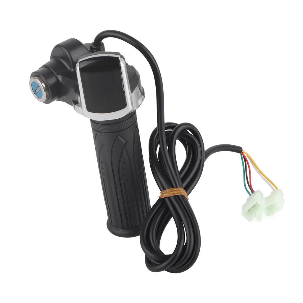 24V 800W Bike Controller With Square Screen Digital Display Throttle Grip Kit for Electric Tricycles