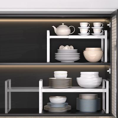 Einziehbare Gewürzregale für die Küche, multifunktionale Gewürzhalter für den Tisch, Schrank, Kleinigkeiten, organisieren, Metallregal