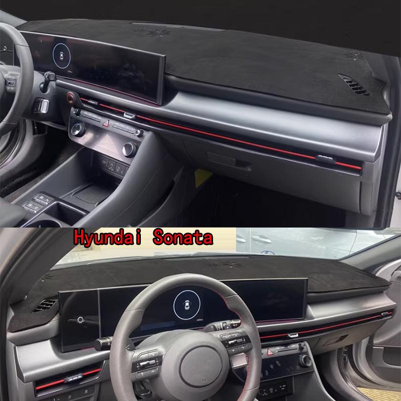 For Interior Accessories Floor Mats Hyundai Sonata 2024-2026 Dashmat Dash Mat Dashboard Cover Instrument Panel Pad