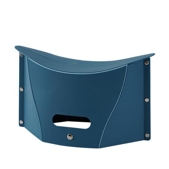 Portable Folding Stool Ultra-Thin Outdoor Plastic Camping Chair Multi-functional Shopping Handbag for Hiking