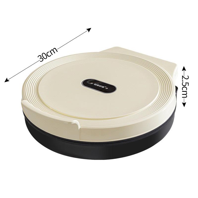 Deep Dish Electric Crepe Maker with Dual-Sided Heating - Large, Multifunctional Pan for Pancakes, Grilling, Baking, and Frying