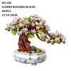Fiori di Mattoncini per Bonsai Pianta Creativa Albero di Fiori di Ciliegio Vaso Bouquet Fai da Te Decorazione per la Casa Regali Giocattoli 462 Pezzi