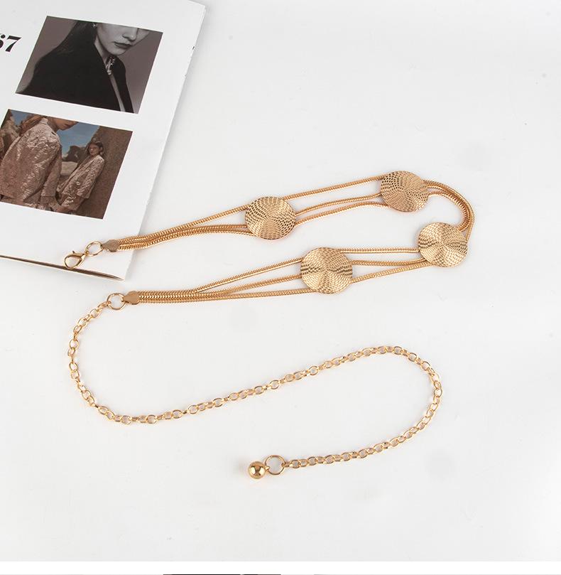 High-end Internet Celebrity Metal Chain, Waist Chain, Women's Accessories, with Skirt Decoration, Suit, Versatile Waist Rope
