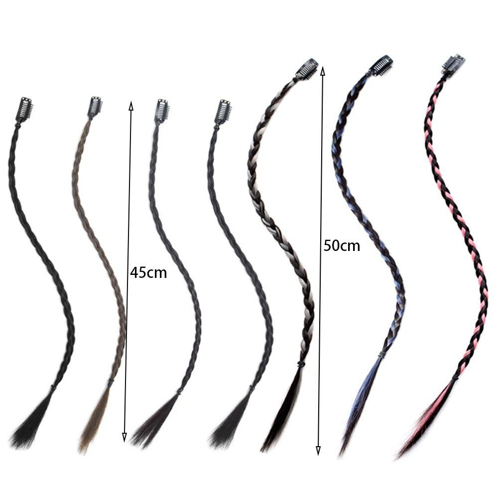 Lightweight Braid Wig With Strong BB Clip Hair Weaving Extension Ponytail Hairpiece  for Women