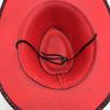 Retro Cowboy Hat for Men, European and American Style, Camping Leather Printed Sun Hat for Women, Outdoor Hiking Sun Protection Hat