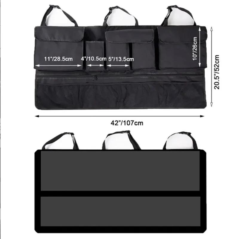 JFBONIN Back Seat Car Trunk Hanging Storage Bag Organizer With 9 Pockets Oxford Waterproof Multi-pocket Car Trunk Storage