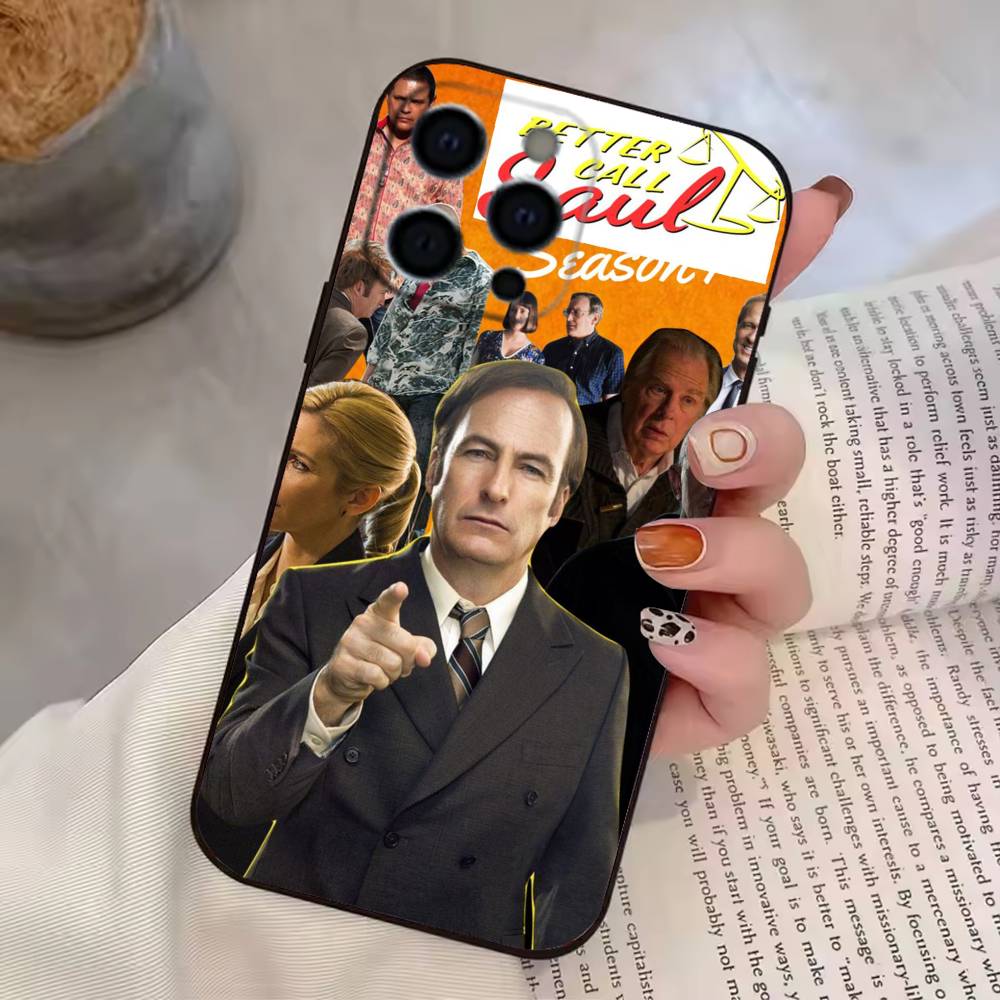 B-Better Call S-Saul Phone Case For iPhone 17, 16,15,14,13,12,11 Plus,Pro Max, Others Soft Black Cover iPhoneXSMAX