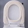 Soft Fiber Toilet Seat Protector Featuring Convenient Handle Design For Home Office Bathroom Comfortable Hygienic Solution