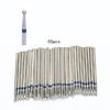 50Pcs Cuticle Drill Bit Cuticle Drill Bits for Nails Diamond Nail Drill Bits