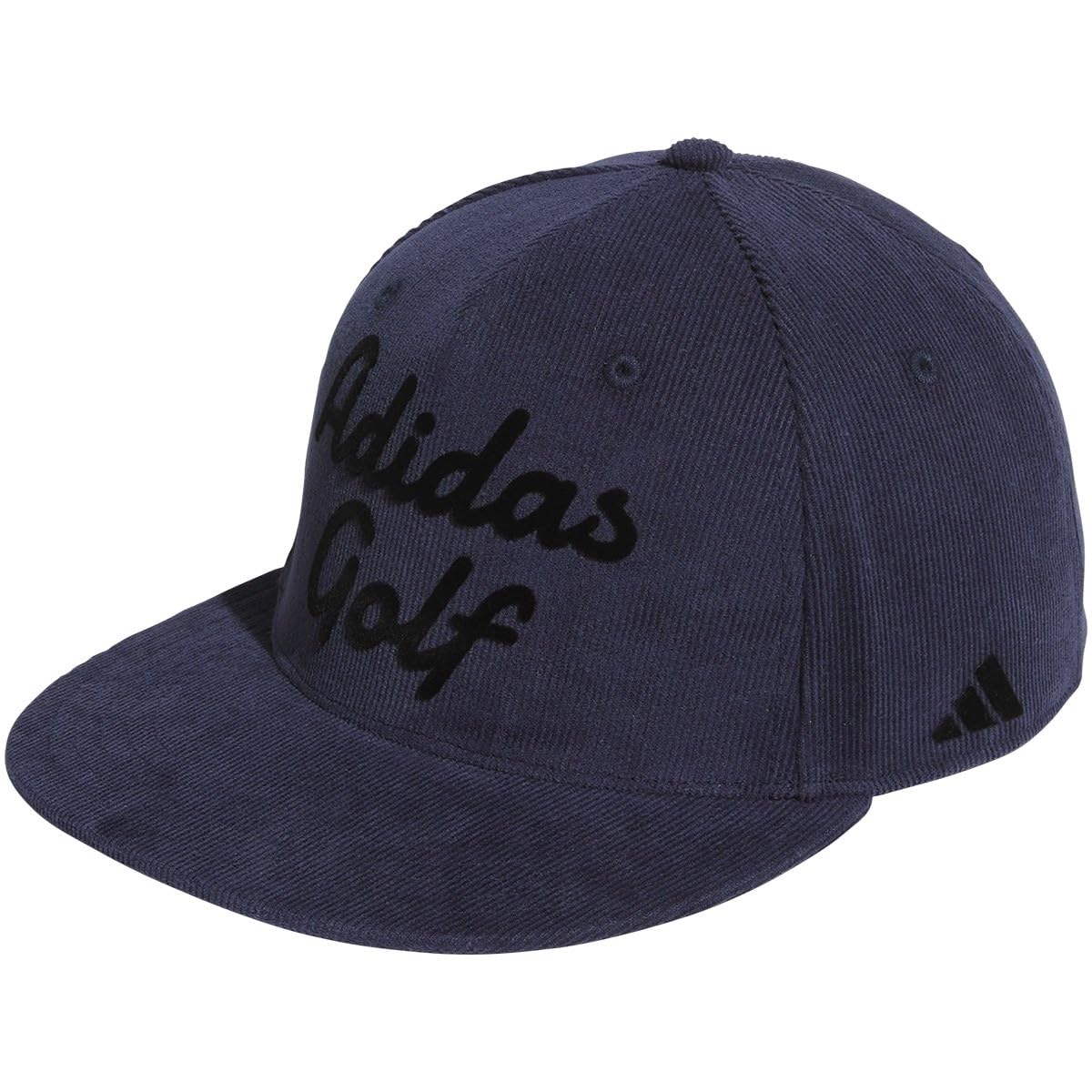 

Adidas Golf Men s Corduroy Flat Bill Golf Cap, College Navy