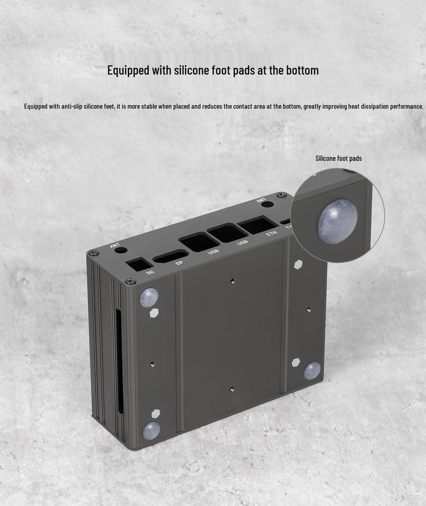 Jetson Orin Nano/NX Development Board Aluminum Chassis with Camera Mount