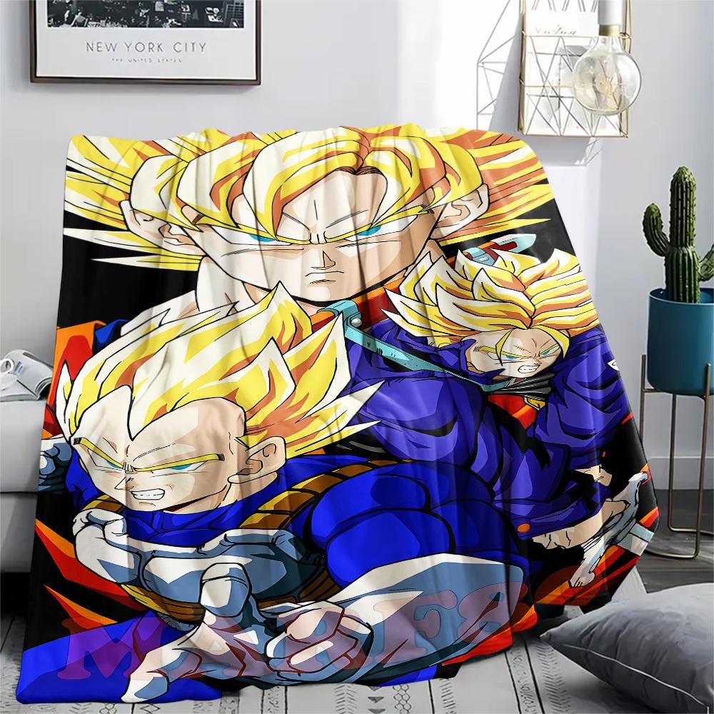 Dragon Ball characters Print Flannel Blanket,High quality Comfortable for All Seasons,Home Decor,Warmth and Comfort,Perfect for Christmas Gifts