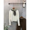 C S In The Room Women baSiC Round neCk Long Sleeve Knit Cardigan 6 ColorS