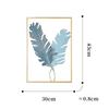 Nordic Vintage Metal Ginkgo Leaf Iron Wall Hanging Photo Frame Art Home Living Room Background Wall Decoration Accessories