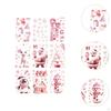 Christmas Window Clings,Glass Sticker Decals Party Supplies Decorative Static Clings Privacy Film