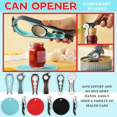 Dosenöffner Set 5-in-1 Bierflaschenöffner Flaschenöffner Küchenverschluss Twister 4-in-1