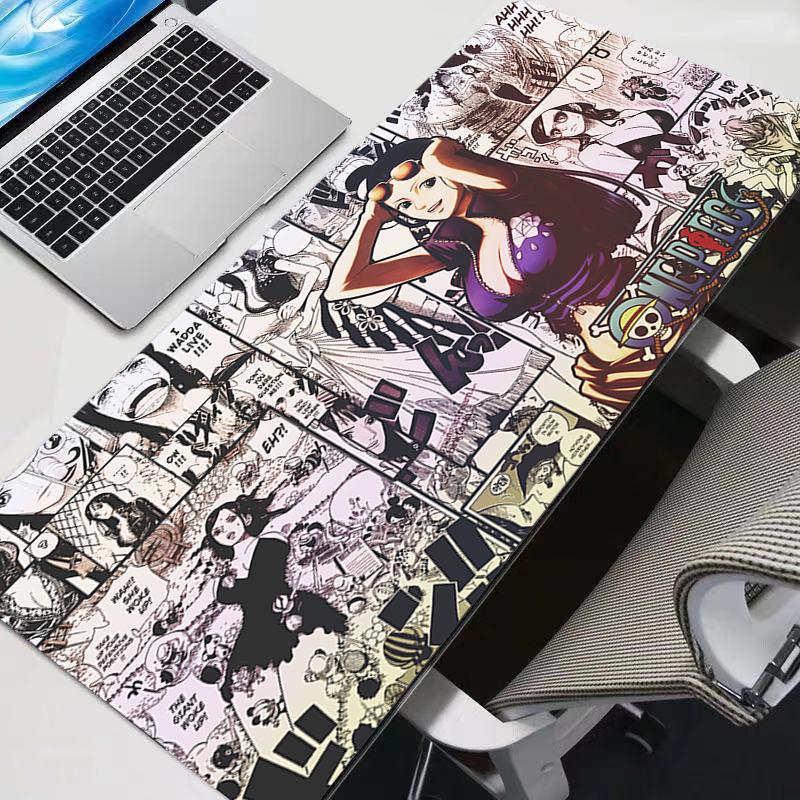 Mouse Pad One Piece Anime Durable New Carpe Large PC Gamer Computer Mausepad Varmilo Keyboard Gaming Accessories Desk Mat