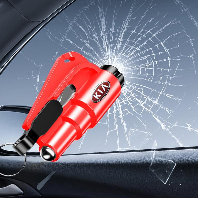 2025 Fashion New 3-in-1 Car Safety Hammer Auto Emergency Glass Window Breaker Car Tool For KIA Cerato Sportage R K2 K3 K5 Sorento Sportage R Rio Soul