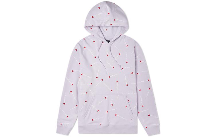 Толстовки Converse Унисекс Фиолетовые С капюшоном Умеренные Другие 10022411-A02 XS