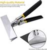 Cleste pentru indoit tabla, falci late, drept 80mm/cot 80mm/drept 150mm, scule pentru cleme de sudură