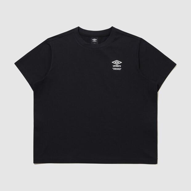 UMBRO [Quick-Dry] Derby Dog Fresh Short Sleeve T-Shirt Black Ur123Crs34