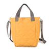 [Kusuguru Japan] Water-Repellent Quilted Polyester Tote Bag, 2-Way, Women's, Mustard