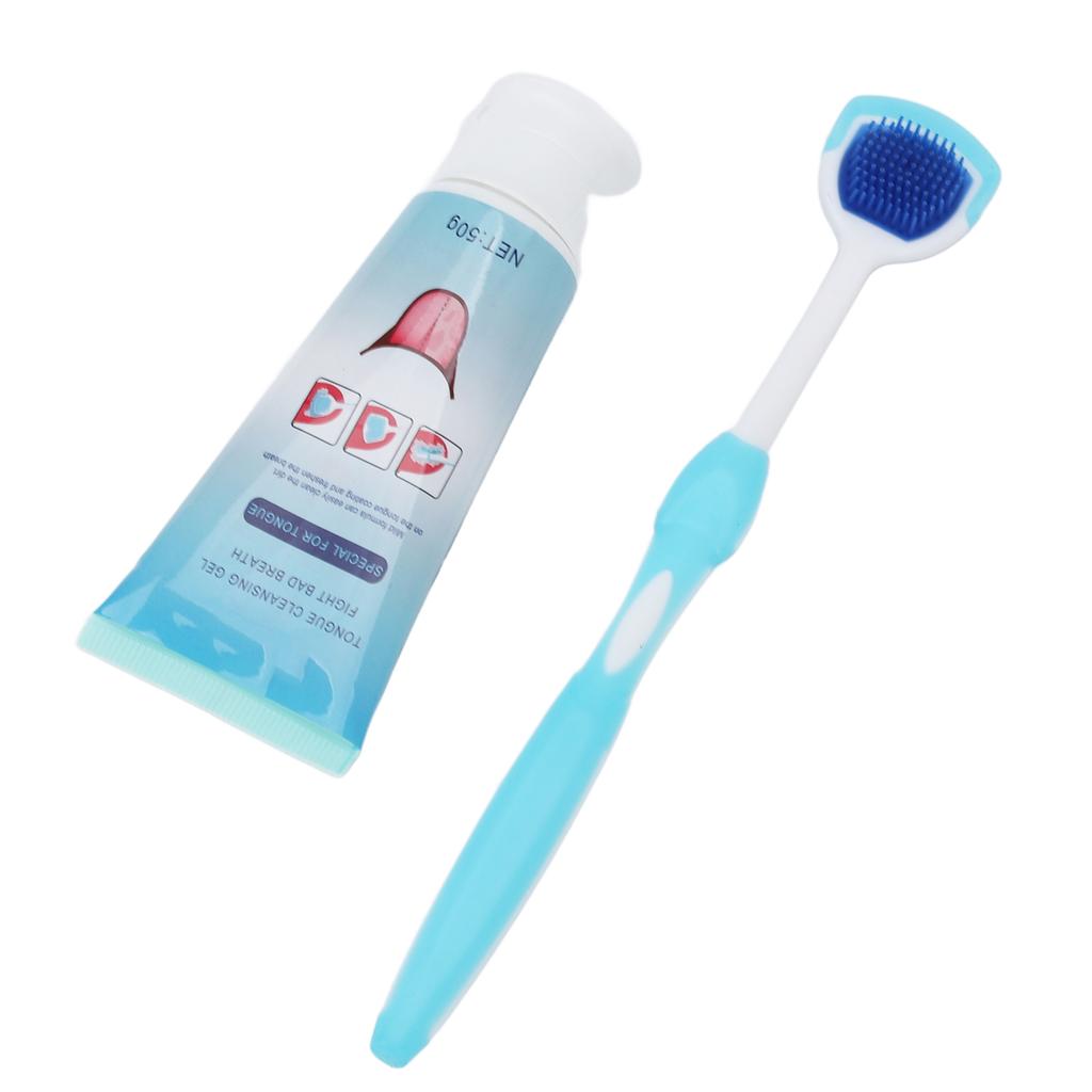 Tongue Scraper Set 50g Organic Matter Long Handle Ergonomic Design Keeping Oral Health Tongue