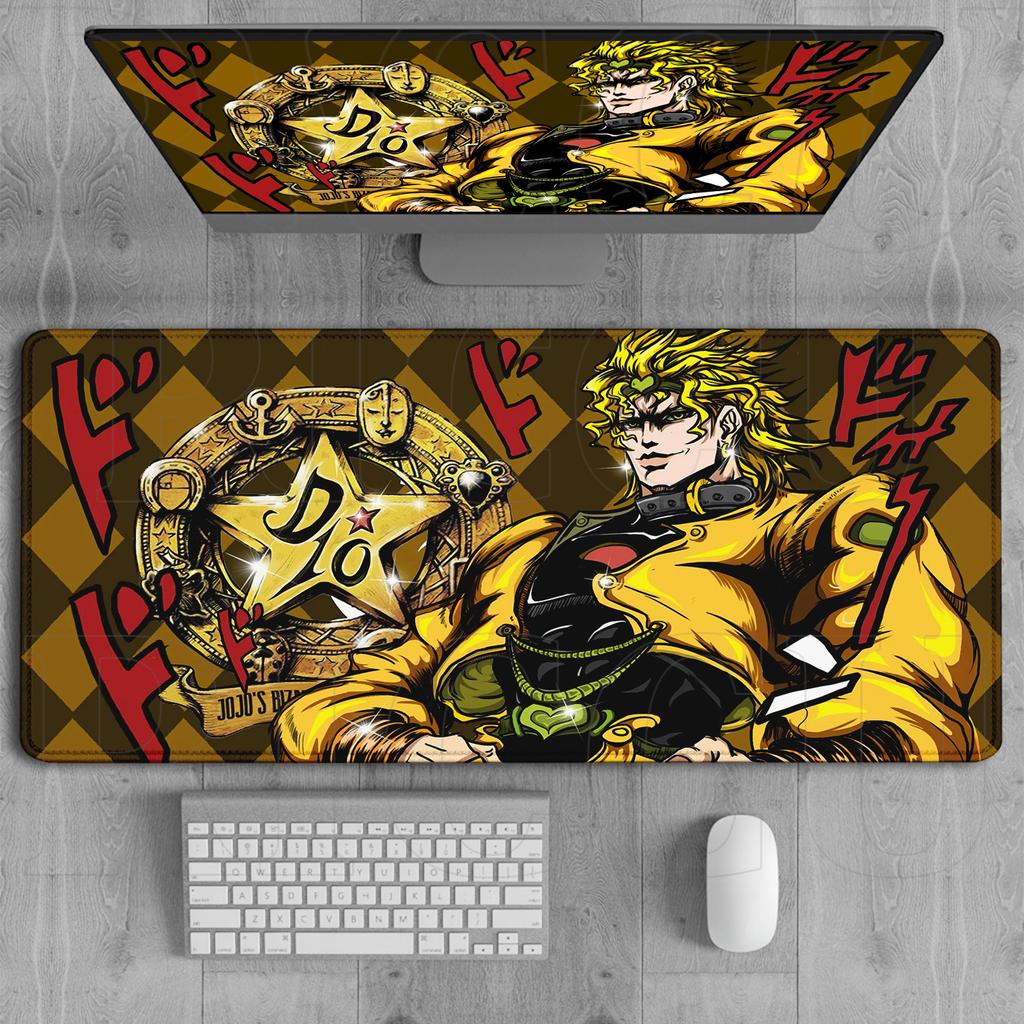 XXL HD Printing Rug JOJO Bizarre Adventure Mouse Pad Gamer Keyboard Pads Non-slip Mousepad Anime Gaming PC Accessories Desk Mat