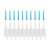 200Pcs Box Dental Floss Interdental Brush Teeth Stick Toothpick Soft Silicone Double Ended Tooth Picks Oral Care
