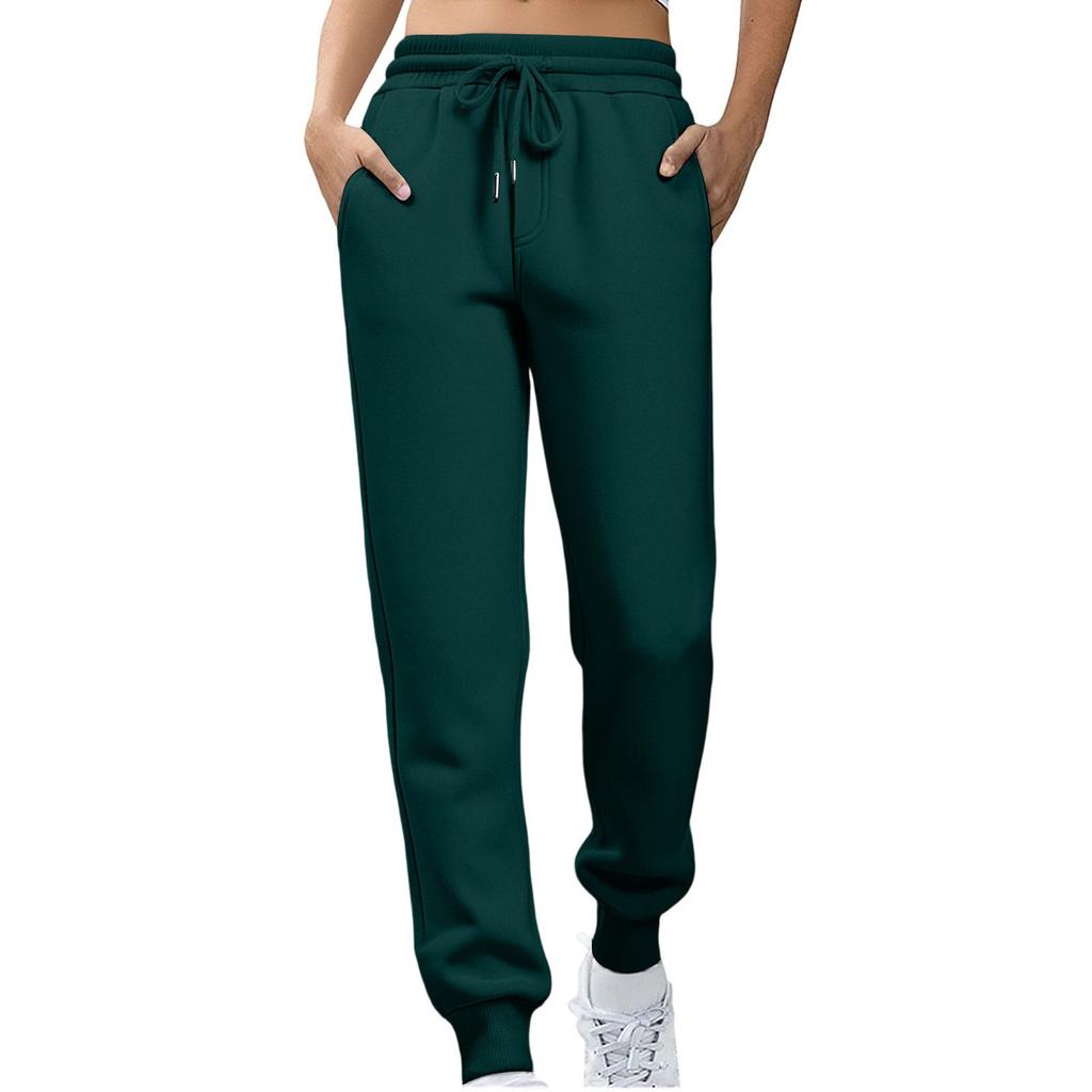 Women's Mid Rise Drawstring Joggers Slim Fit Sweatpants Casual Sports Pants