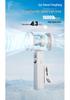 Portable USB Rechargeable Clip-On Fan with Digital Display and High Wind Power, Includes Handheld Cooling Ice Pack