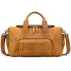 New Fashion Genuine Leather Men's Travel Bag Cowhide Luggage Bag For Man Crazy Horse Leather Crossbody Hand Luggage Shoulder Bag