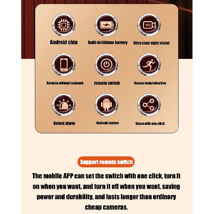 smaller than eyes A9 Cctv camera connect cellphone 1080P no need internet no need wifi with Night Vision Motion Detection HD cctv camera original